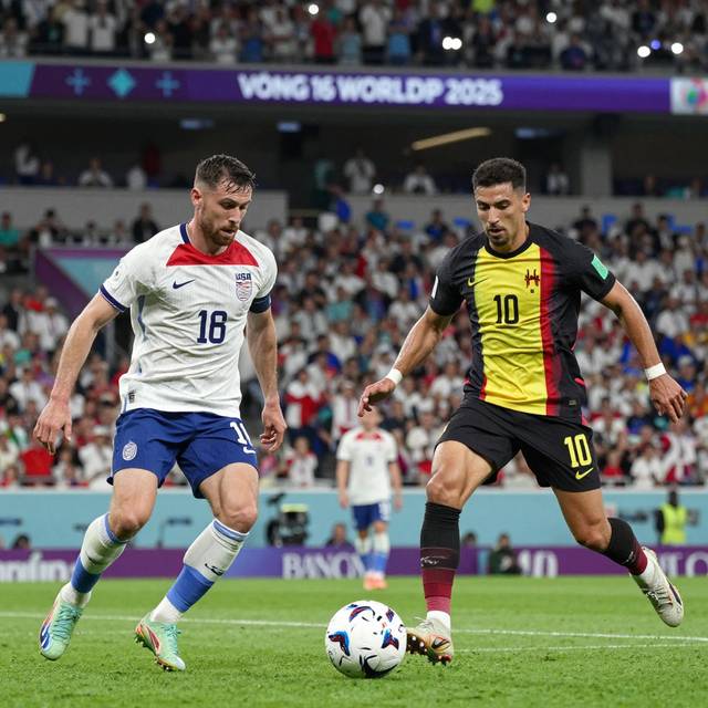Vòng 16 World Cup 2026 bùng nổ: Mỹ đối đầu Bỉ, kịch tính leo thang
