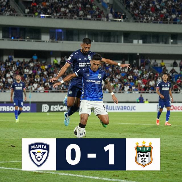 Manta FC 0-1 Delfin SC: Khách giành ba điểm tại Estadio Jocay