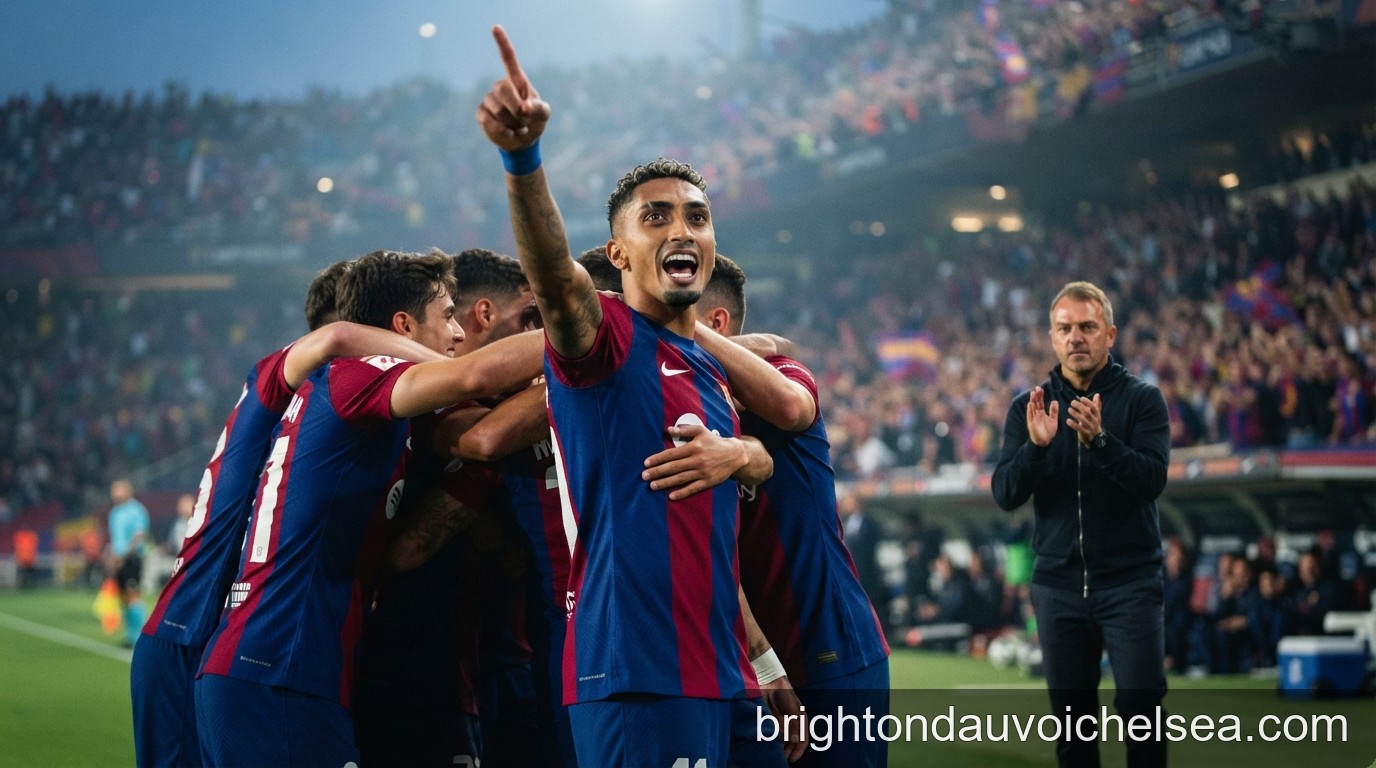 Hansi Flick và ‘cỗ máy hủy diệt’ Barcelona: Khi Raphinha hóa thân thành Ronaldo Nazario